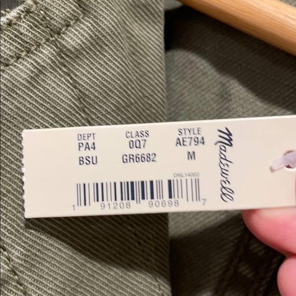 NEW • Madewell • Flight Suit Overalls Army Green - Picture 6 of 6